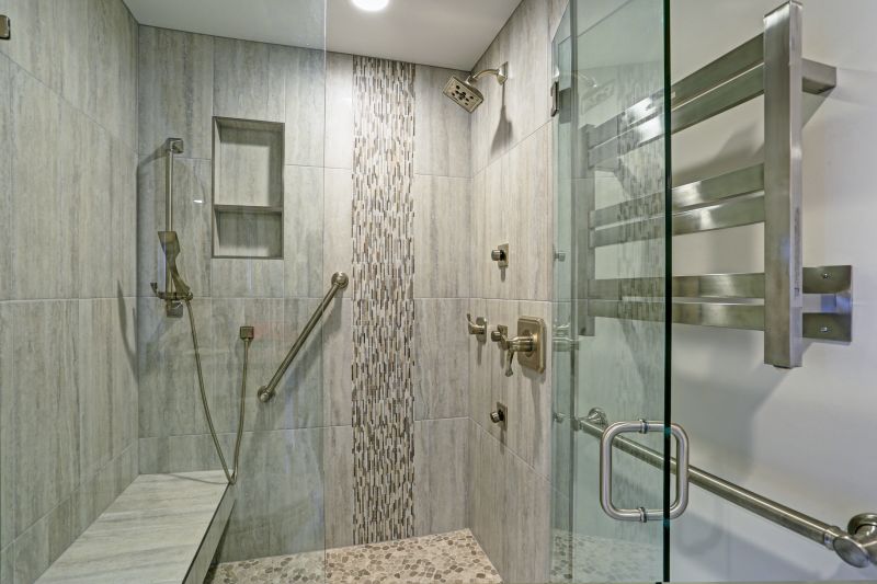 Tile-Designed Shower Space
